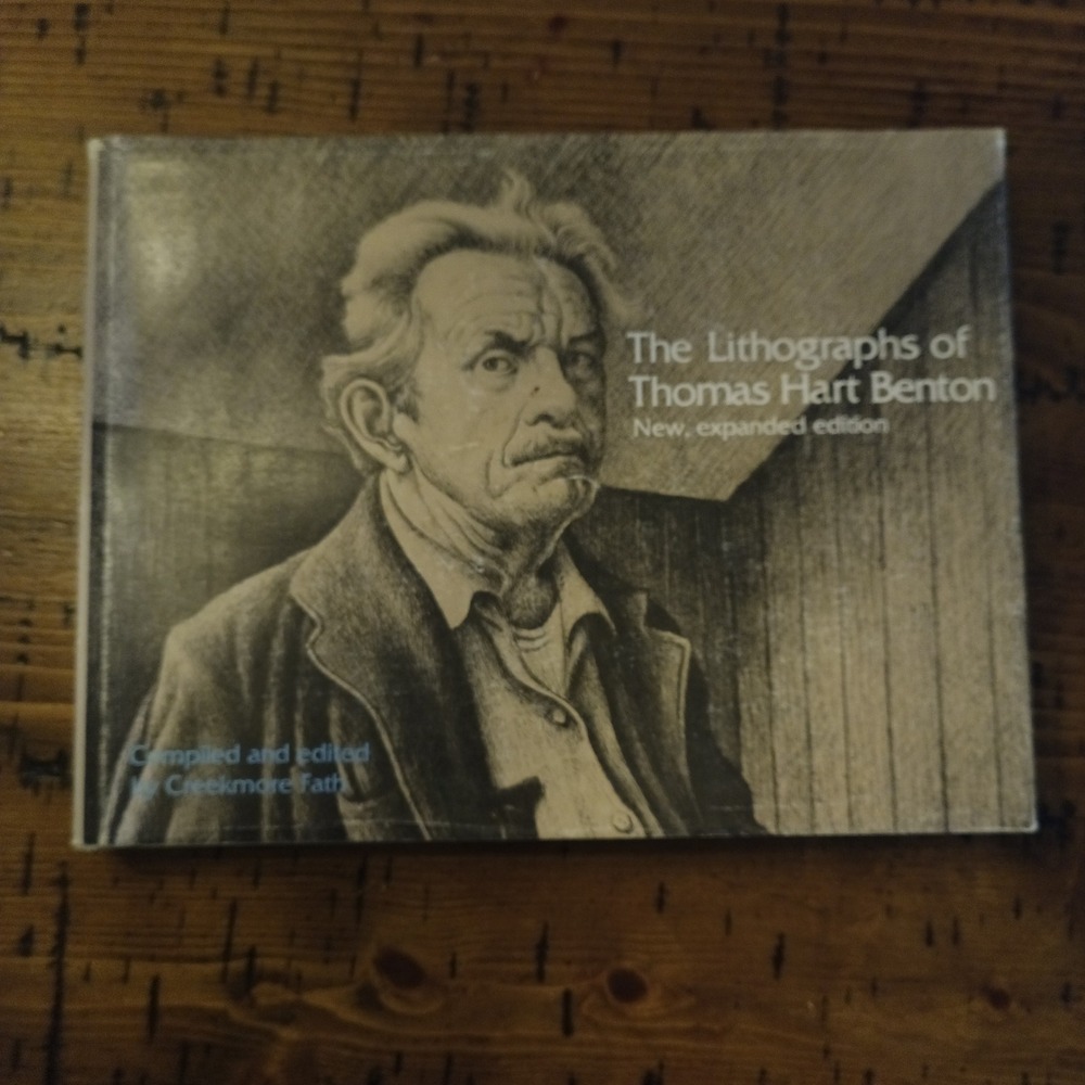 Thomas Hart Benton Lithographs & Michelangelo Art Books Lot ISBN 0292746210